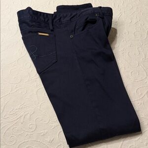 Lilly Pulitzer Navy Worth Skinny Pants. Size 4. Nearly New